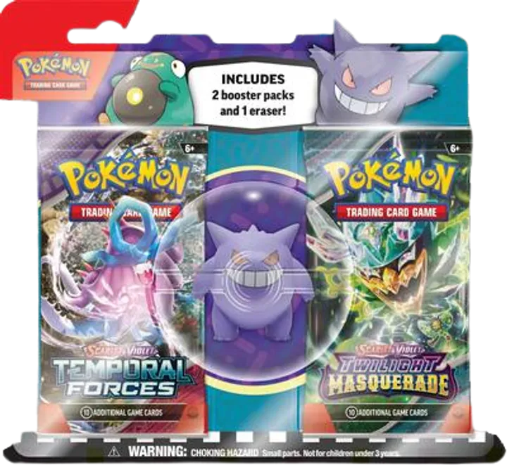 Pokémon TCG: Back to School Eraser Blister 2024 (Gengar)