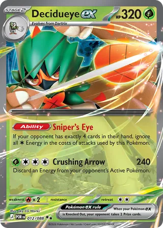 Decidueye ex — Double Rare variant