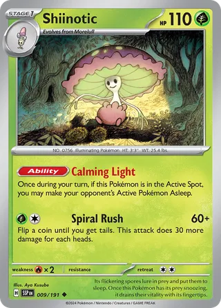 Shiinotic — Uncommon variant