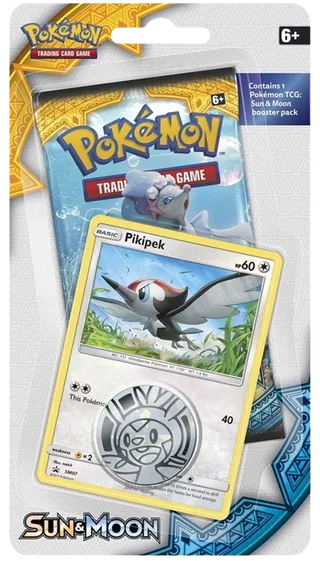 Sun & Moon Single Blister Pack - Pikipek