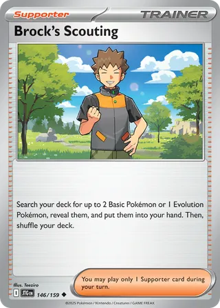 Brock's Scouting — Uncommon variant