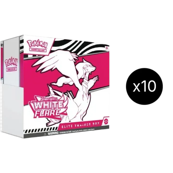 White Flare Elite Trainer Box Case
