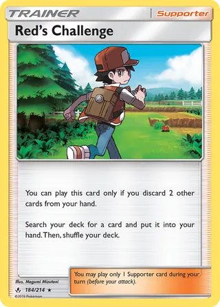 Red's Challenge — Rare Holo variant