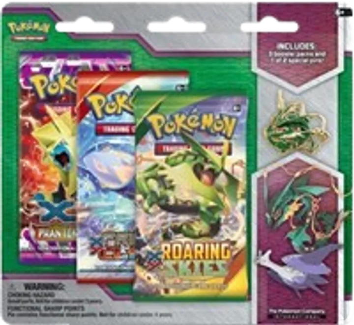 Roaring Skies Mega Evolution Collector's Pin Blisters - Rayquaza