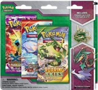 Roaring Skies Mega Evolution Collector's Pin Blisters - Rayquaza