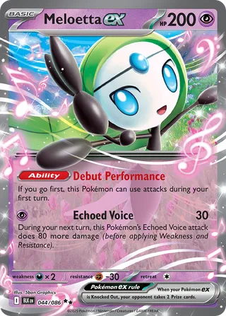 Meloetta ex — Double Rare variant