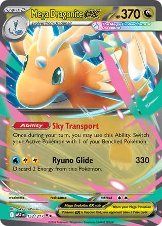 Mega Dragonite ex — Double Rare variant