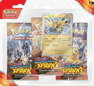 Surging Sparks 3-Pack Blisters - Zapdos