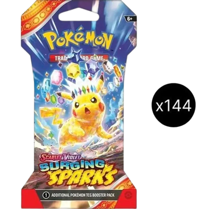 Surging Sparks Sleeved Booster Pack Case