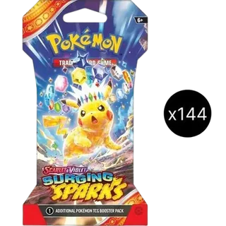 Surging Sparks Sleeved Booster Pack Case
