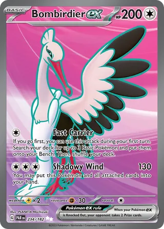 Bombirdier ex — Ultra Rare variant