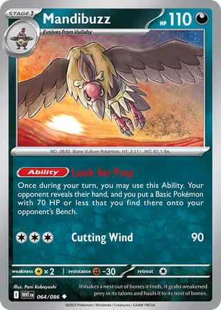 Mandibuzz — Uncommon variant