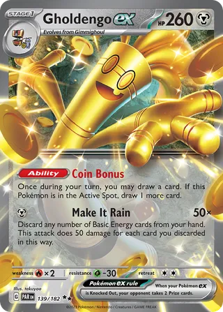 Gholdengo ex — Double Rare variant