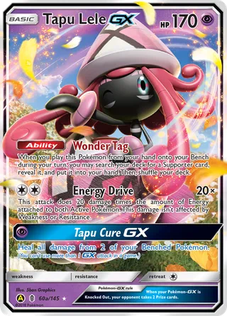 Tapu Lele-GX — Rare Holo GX variant