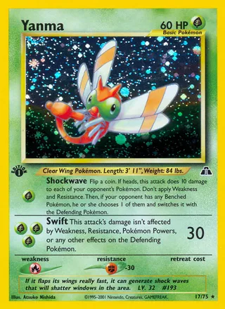 Yanma — Rare Holo variant