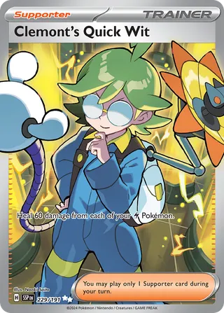Clemont's Quick Wit — Ultra Rare variant