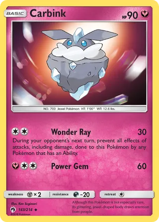 Carbink — Uncommon variant