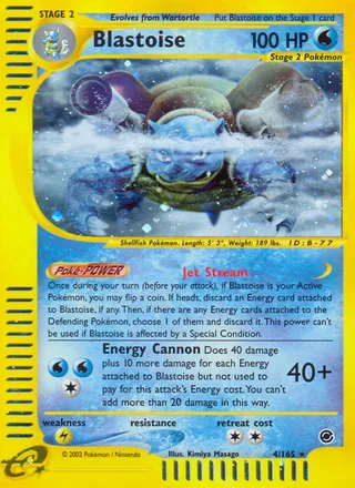 Blastoise — Rare Holo variant