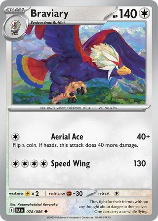 Braviary — Uncommon variant