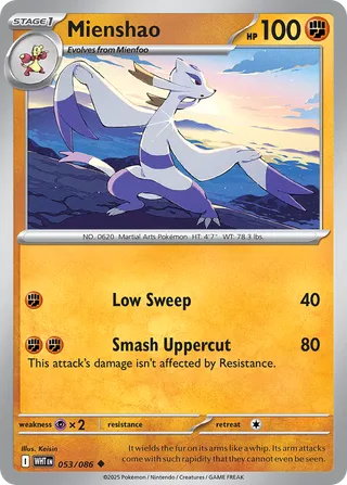 Mienshao — Uncommon variant