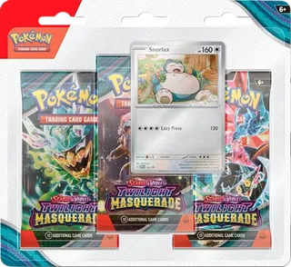 Twilight Masquerade 3-Pack Blister - Snorlax