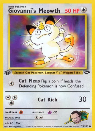 Giovanni's Meowth — Common variant