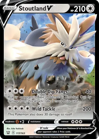 Stoutland V — Rare Holo V variant