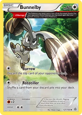 Bunnelby — Uncommon variant