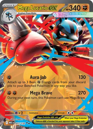 Mega Lucario ex — Double Rare variant