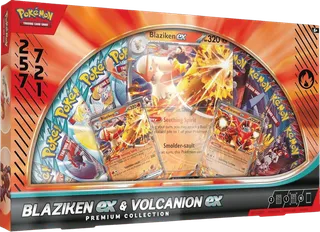 Blaziken ex & Volcanion ex Premium Collection
