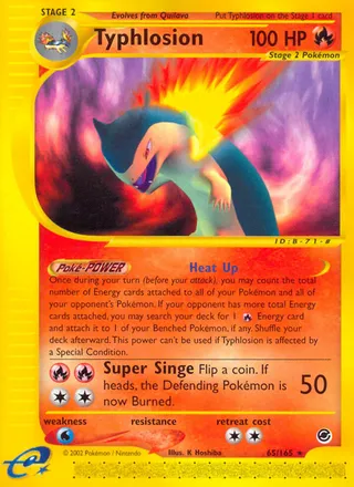 Typhlosion — Rare variant