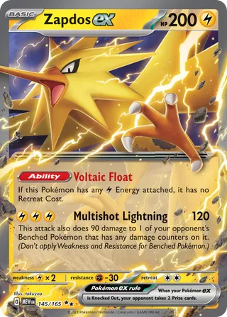 Zapdos ex — Double Rare variant