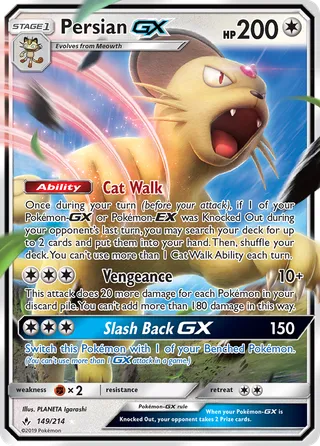 Persian-GX — Rare Holo GX variant