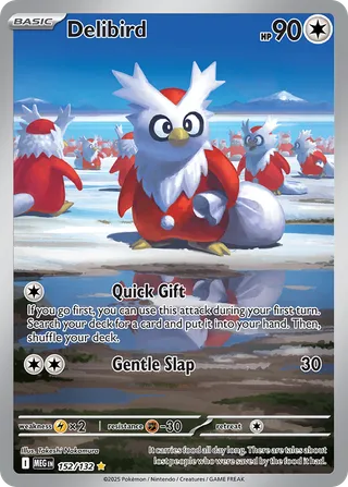 Delibird — Illustration Rare variant