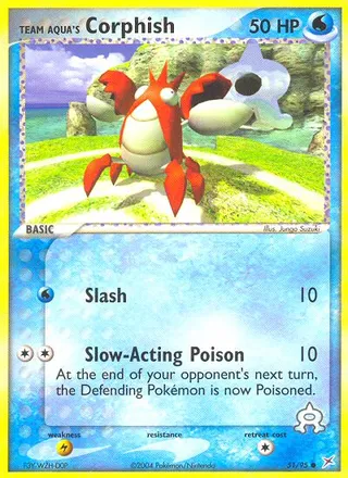 Team Aqua's Corphish — Common variant