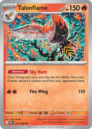 Talonflame — Uncommon variant