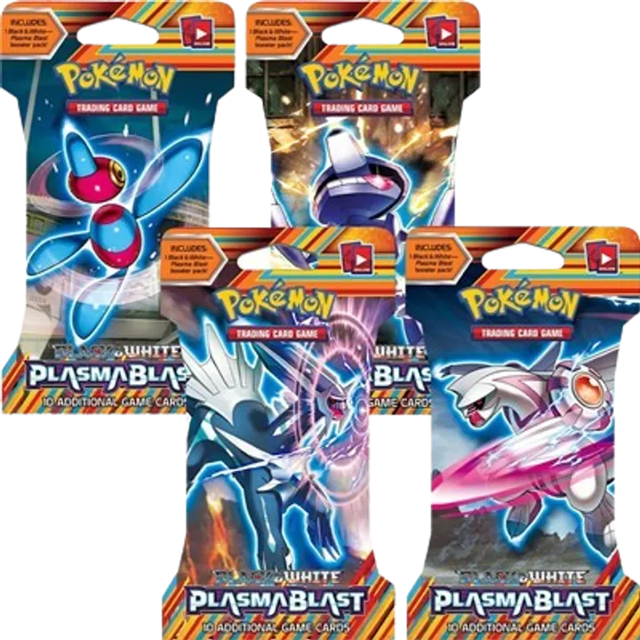 Plasma Blast Sleeved Booster Pack Art Bundle (Set of 4)