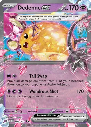 Dedenne ex — Double Rare variant