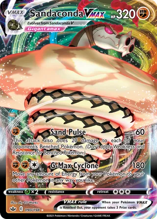 Sandaconda VMAX — Rare Holo VMAX variant