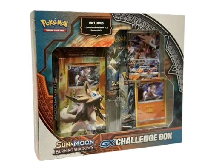 Burning Shadows Lycanroc GX Challenge Box