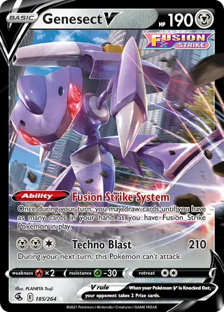 Genesect V — Rare Holo V variant