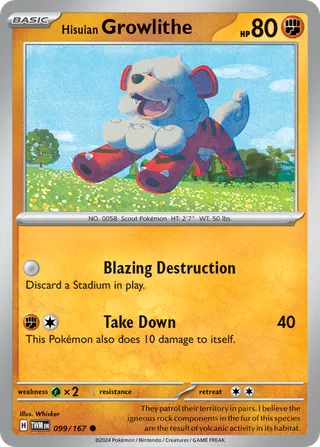 Hisuian Growlithe — Common variant