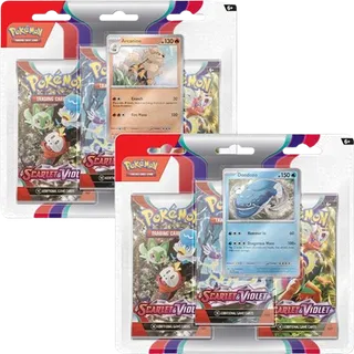 Scarlet & Violet 3-Pack Blister (Set of 2)