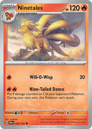 Ninetales — Uncommon variant