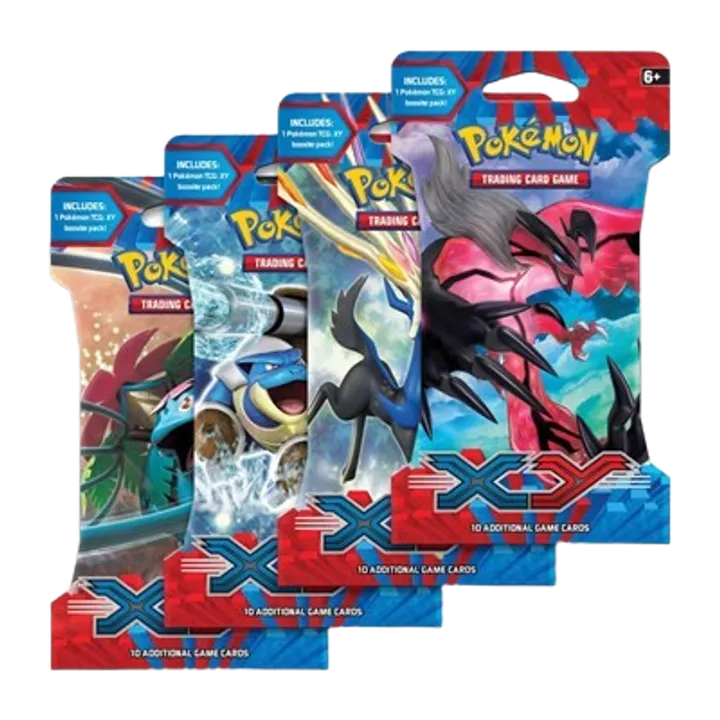 XY Sleeved Booster Pack Art Bundle (Set of 4)