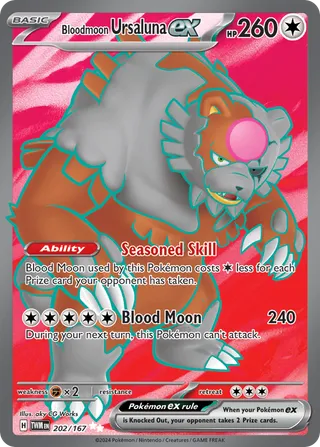 Bloodmoon Ursaluna ex — Ultra Rare variant