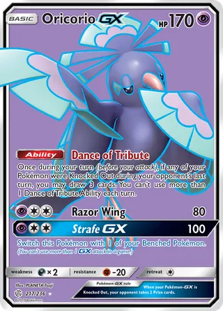 Oricorio-GX — Rare Ultra variant