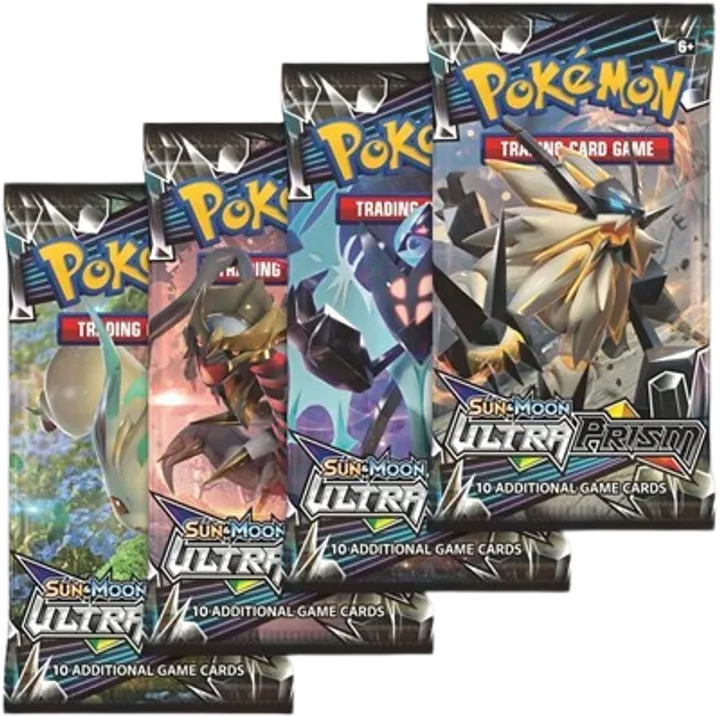 Ultra Prism Booster Pack Art Bundle (Set of 4)