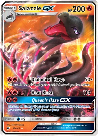 Salazzle-GX — Rare Holo GX variant