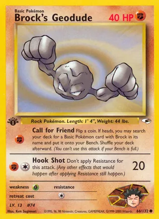 Brock's Geodude — Common variant
